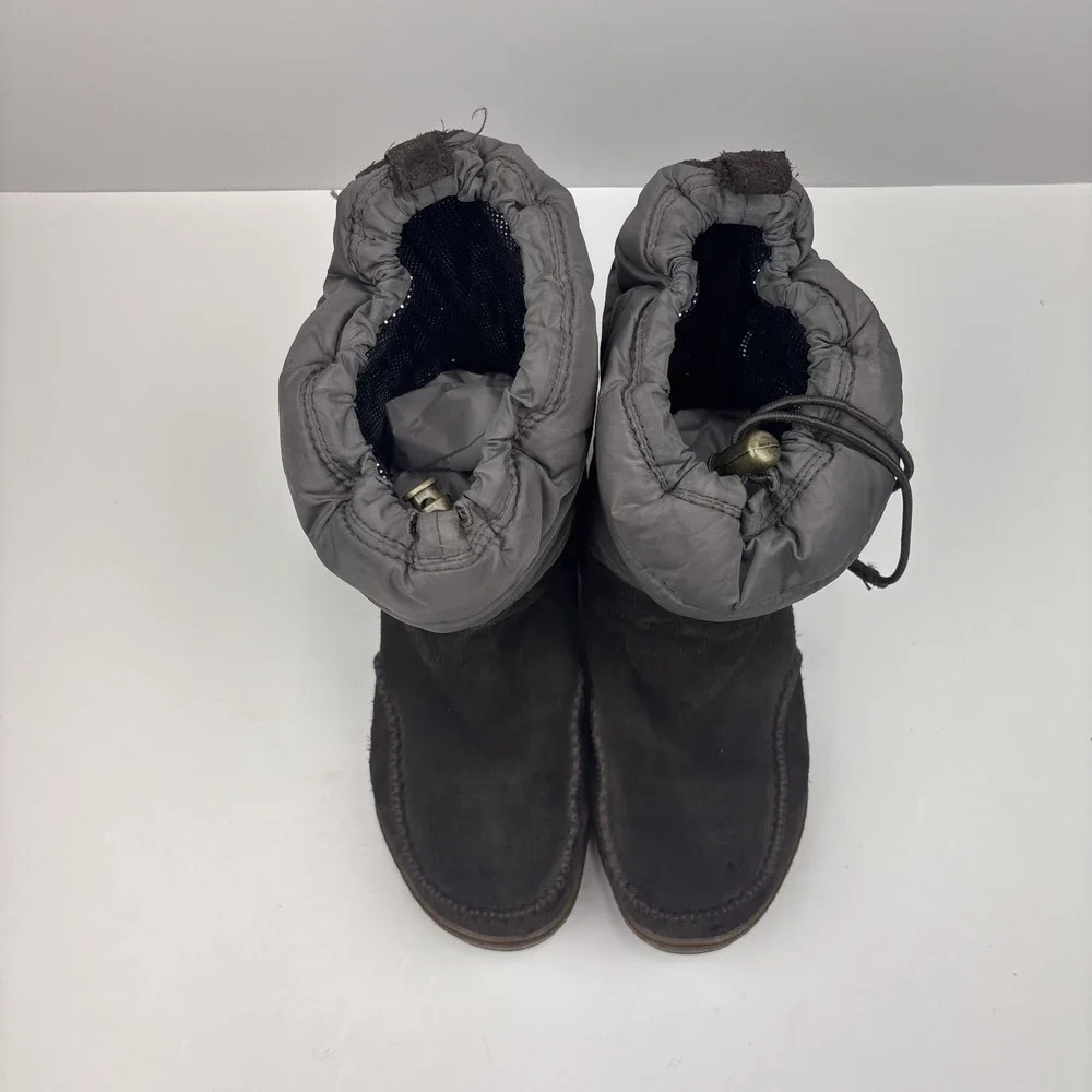 Columbia Minx Moccasin Women's US 7 Brown Waterproof Winter Boots BL1559-231